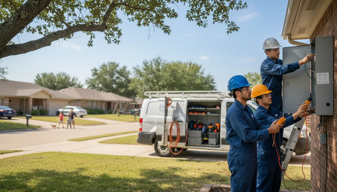 Certified electrician providing emergency electrical services in Detroit, ME